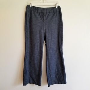 Loft Ann Fit Gray Pants Womens Size 6 work career